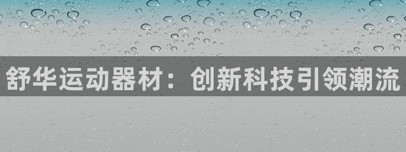 球王会体育官网下载招商电话号码:舒华运动器材:创新科技引领潮